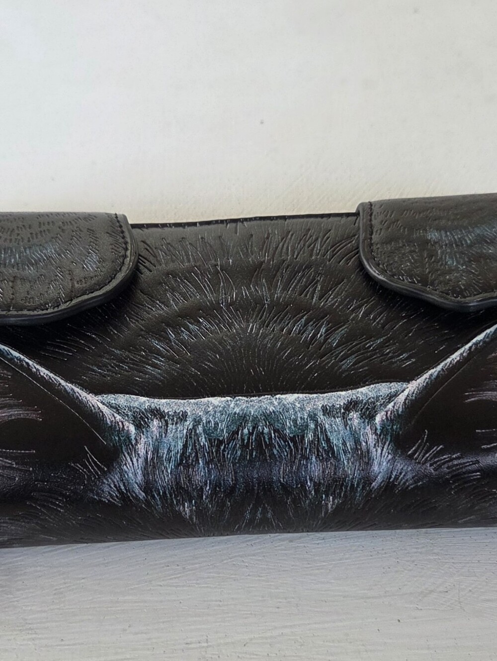 New Laura Parker 3D Black Cat Wallet - Picture 2 of 11